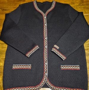 Dale Of Norway "Dale Casual" Cardigan Sweater, Wms M, 100% New Wool, Exc Cond.!